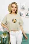 144769 Baskili Crop Tshirt